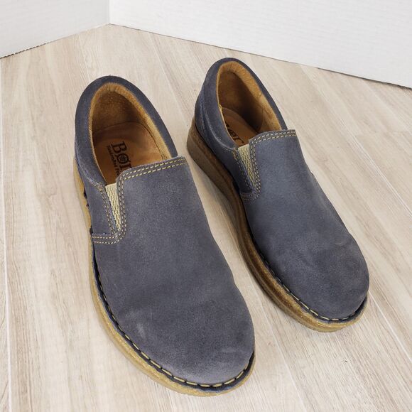 Born Bryson Distressed Leather Slip‑On Shoes Men’s Size 6 Comfort Casual Blue main image 6